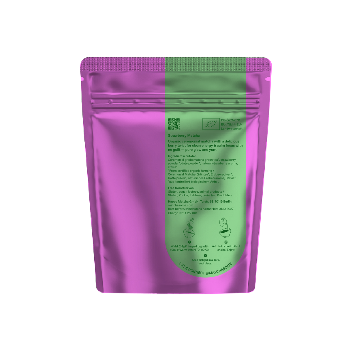 Organic Ceremonial Strawberry Matcha 40g