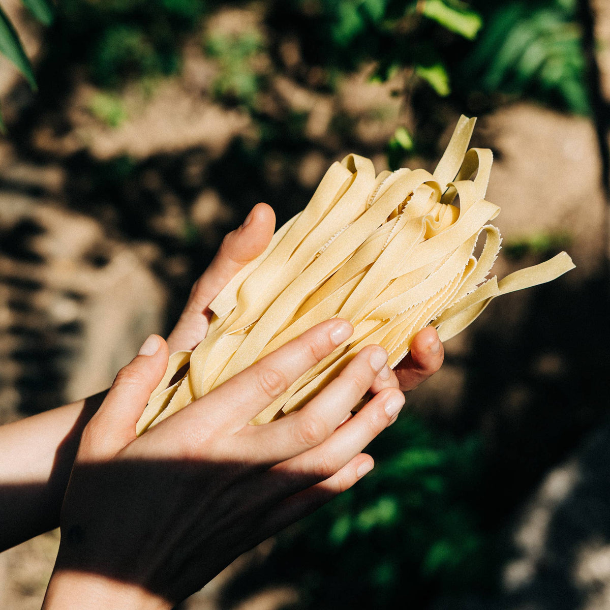 Traditional Pasta - Hylopites (Tagliatelle) from Crete