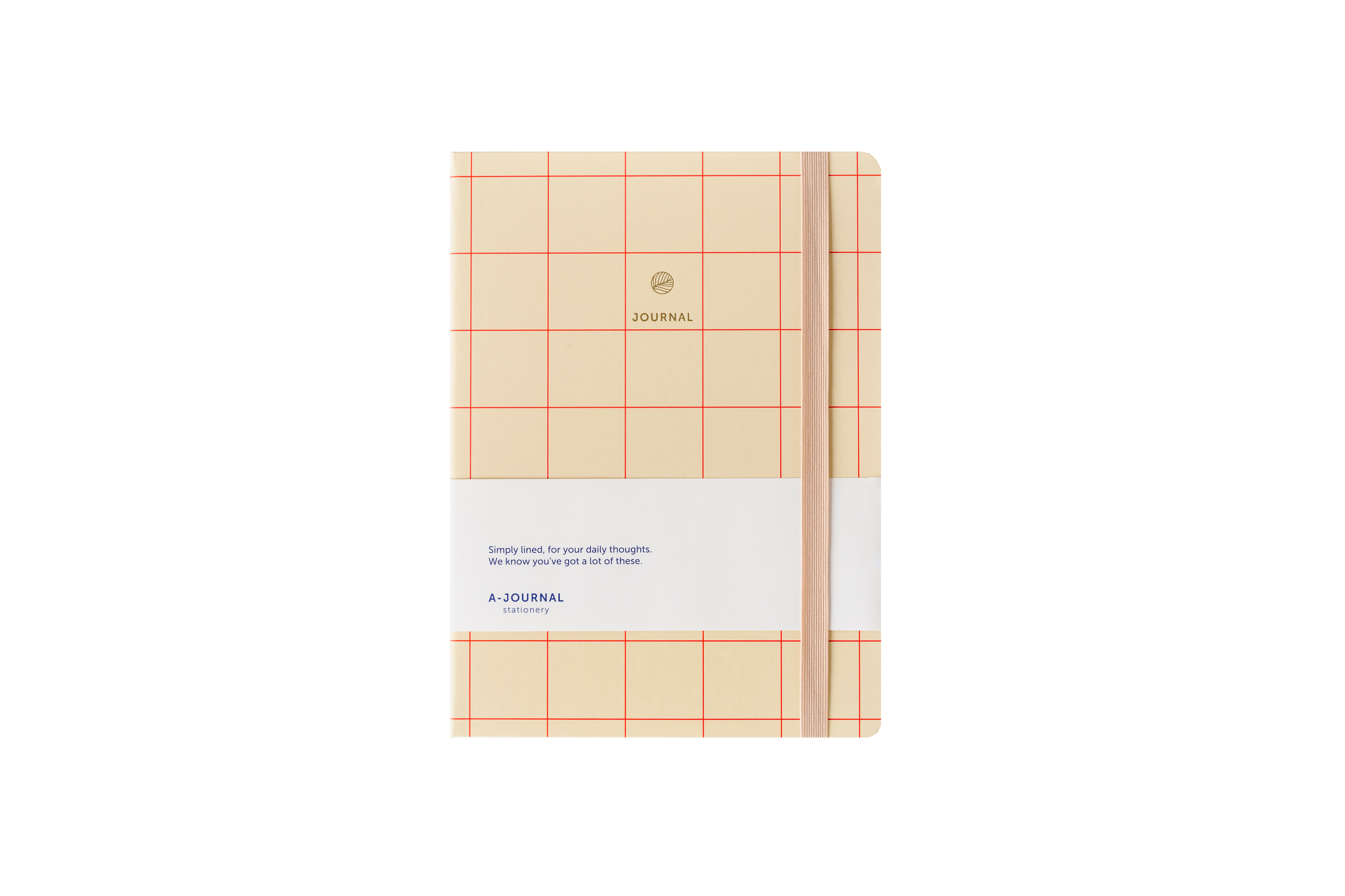 A-Journal Notebook Checkered Red