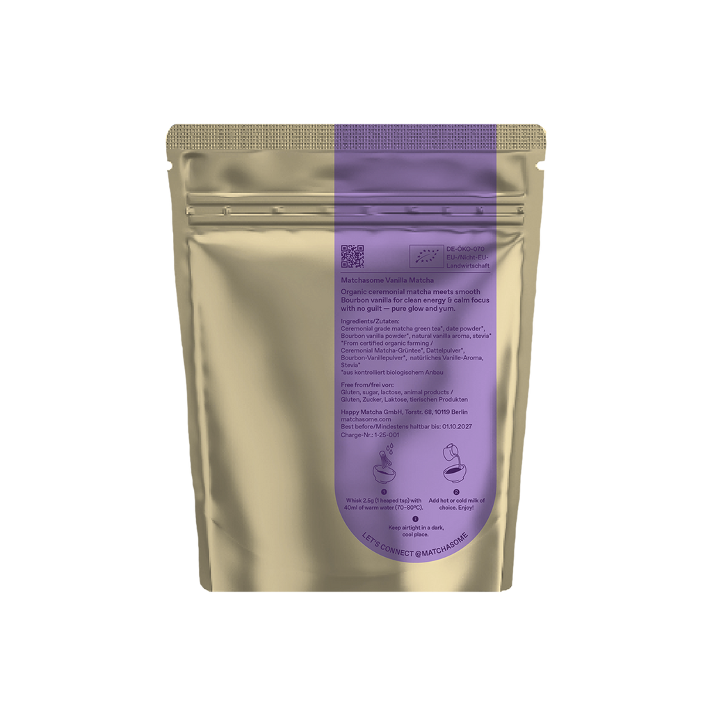 Organic Ceremonial Vanilla Matcha 40g