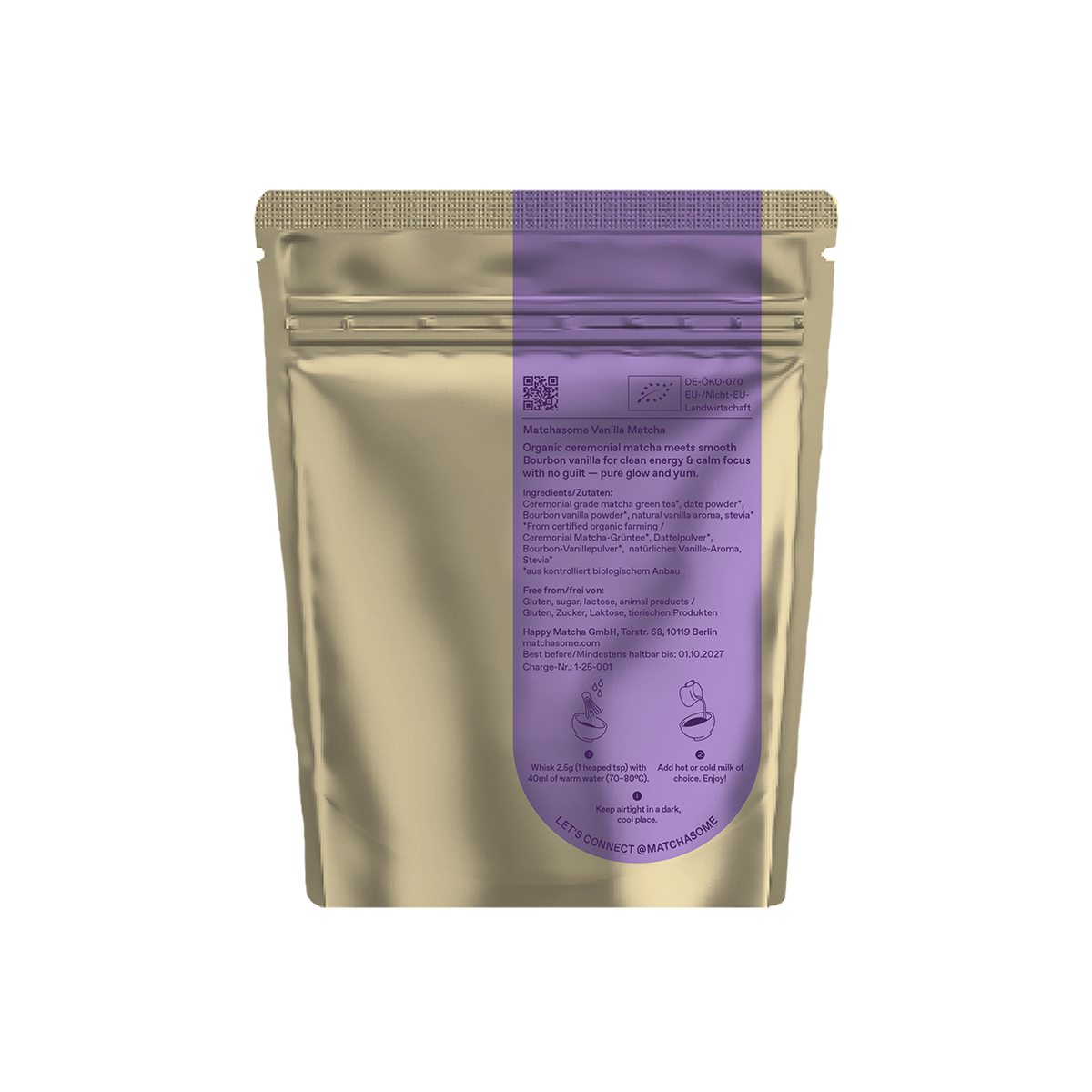 Organic Ceremonial Vanilla Matcha 40g