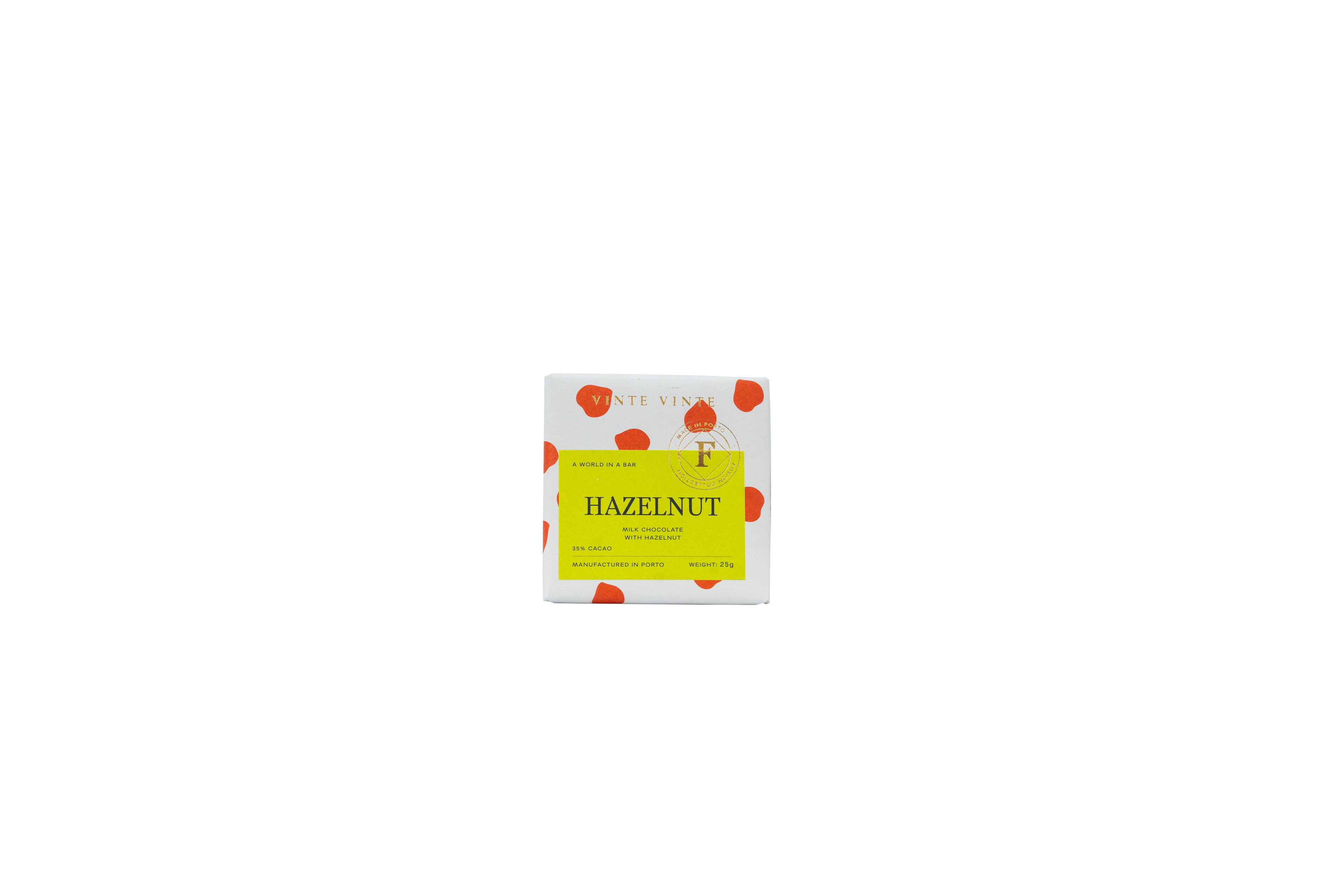 FUSION MILK CHOCOLATE 35% HAZELNUT 25G