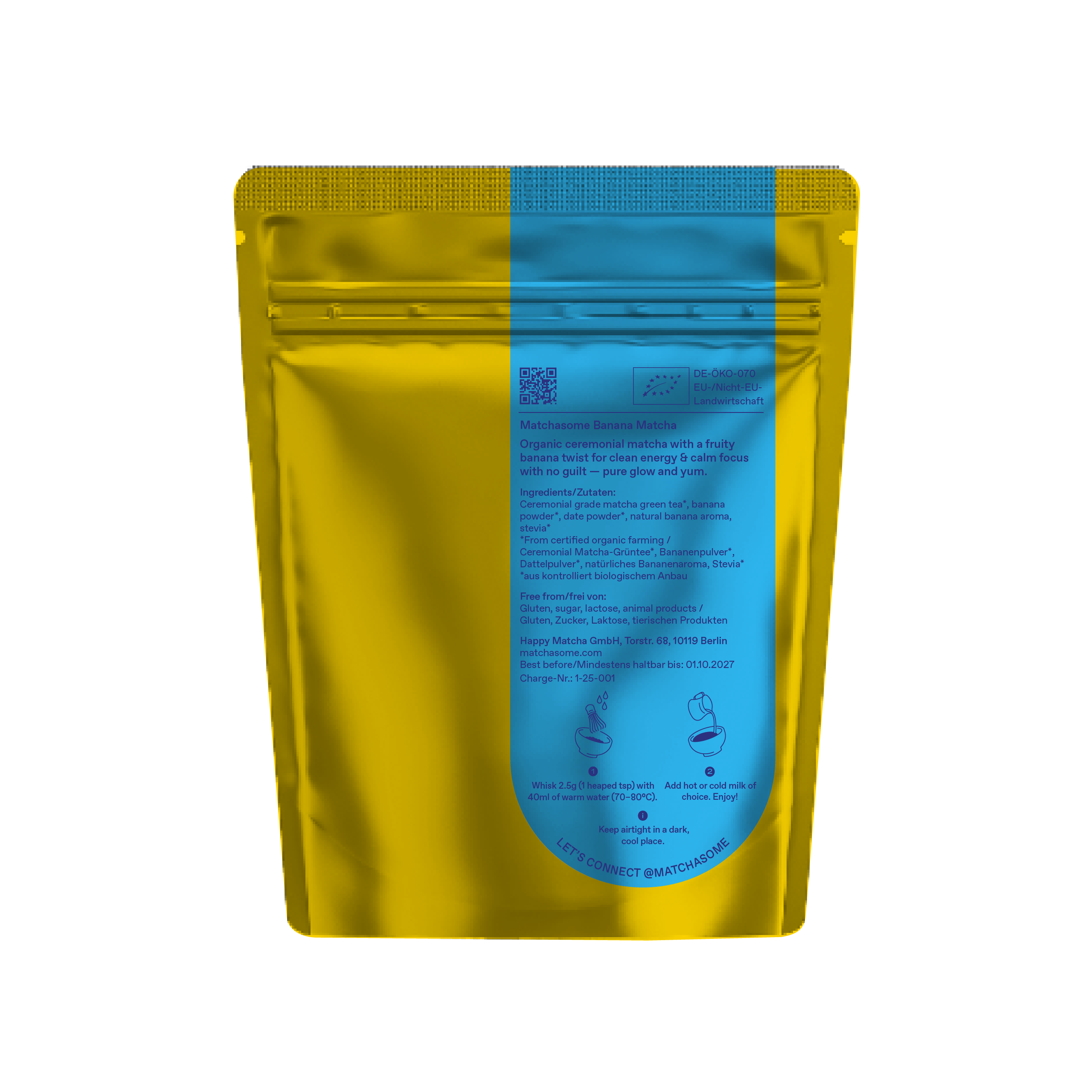 Organic Ceremonial Banana Matcha 40g